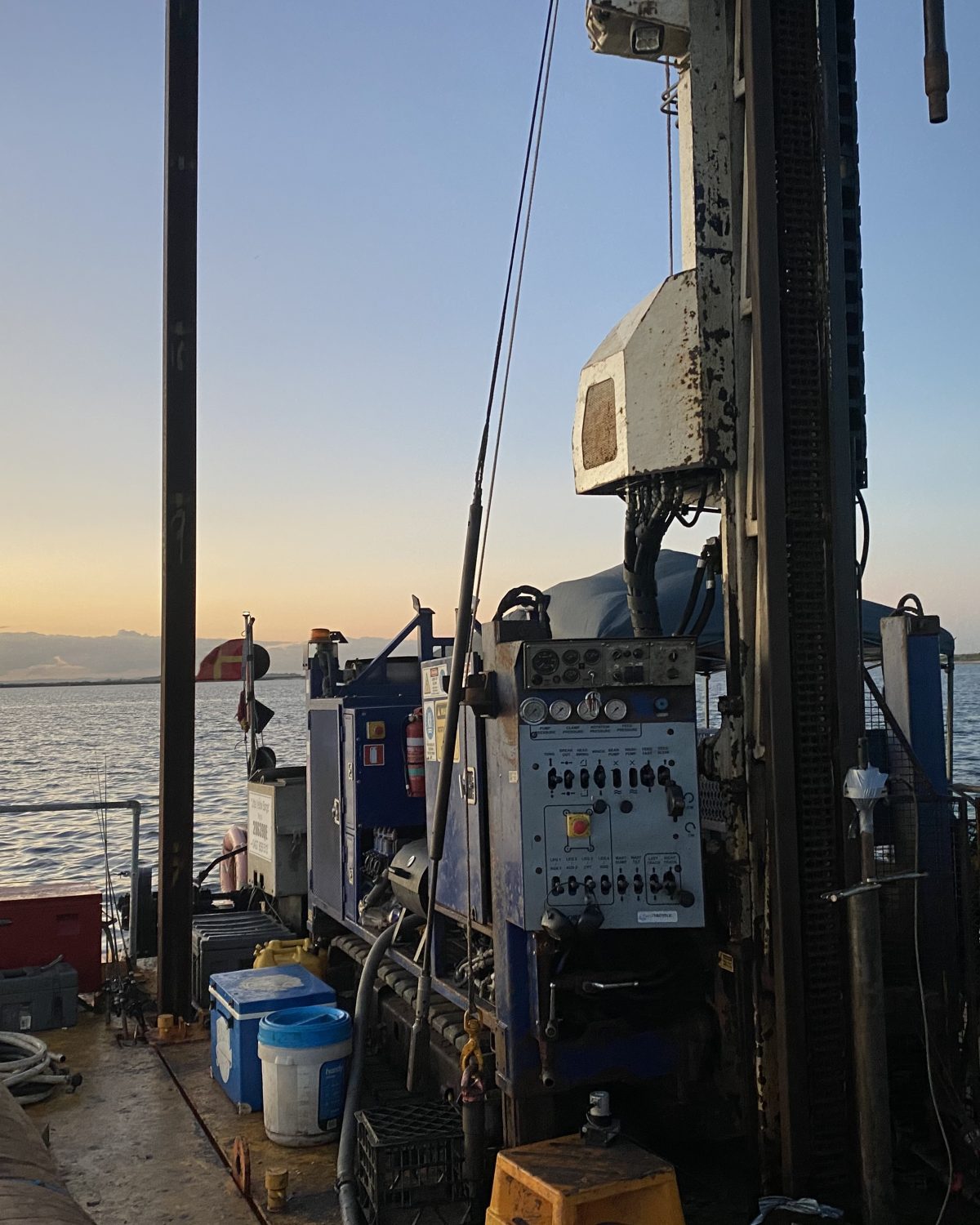 CPT on Barge 2 | Pacific Geotech